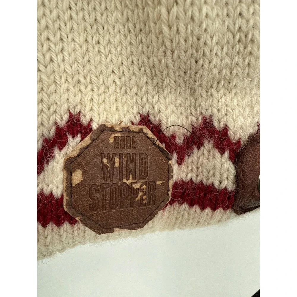 Dale of Norway Sweater Men M Cream Lake Placid 1932 Olympic Windstopper Zip